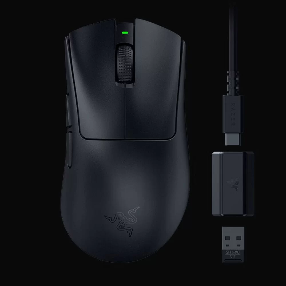 Razer DeathAdder V3 HyperSpeed Ultra-lightweight Black Wireless Ergonomic Esports Gaming Mouse 4 Razer DeathAdder V3 HyperSpeed Ultra-lightweight Black Wireless Ergonomic Esports Gaming Mouse - Ảnh 4