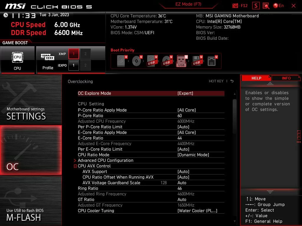 advanced Intel B760