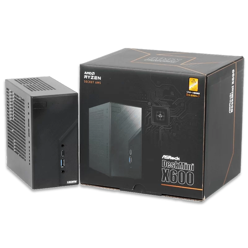 ASRock DeskMini X600 Series Mini PC 1 ASRock DeskMini X600 Series Mini PC