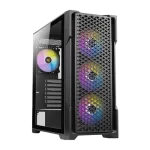 Antec NX Series AX90 Case - Black, Mesh Front Panel, 4x 120mm ARGB included