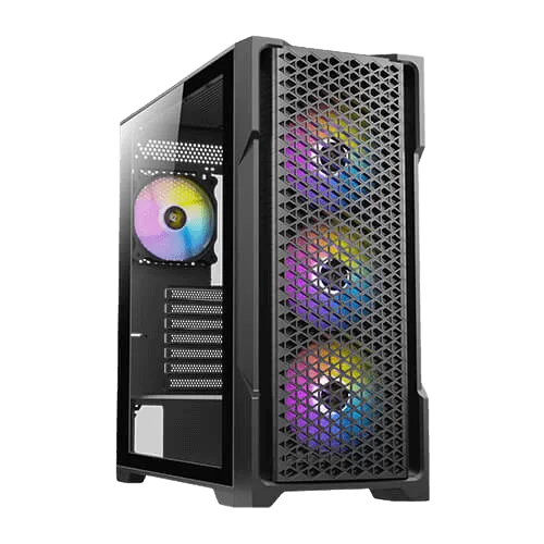 Antec NX Series AX90 Case - Black, Mesh Front Panel, 4x 120mm ARGB included