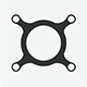 icon creator gray pump fan support