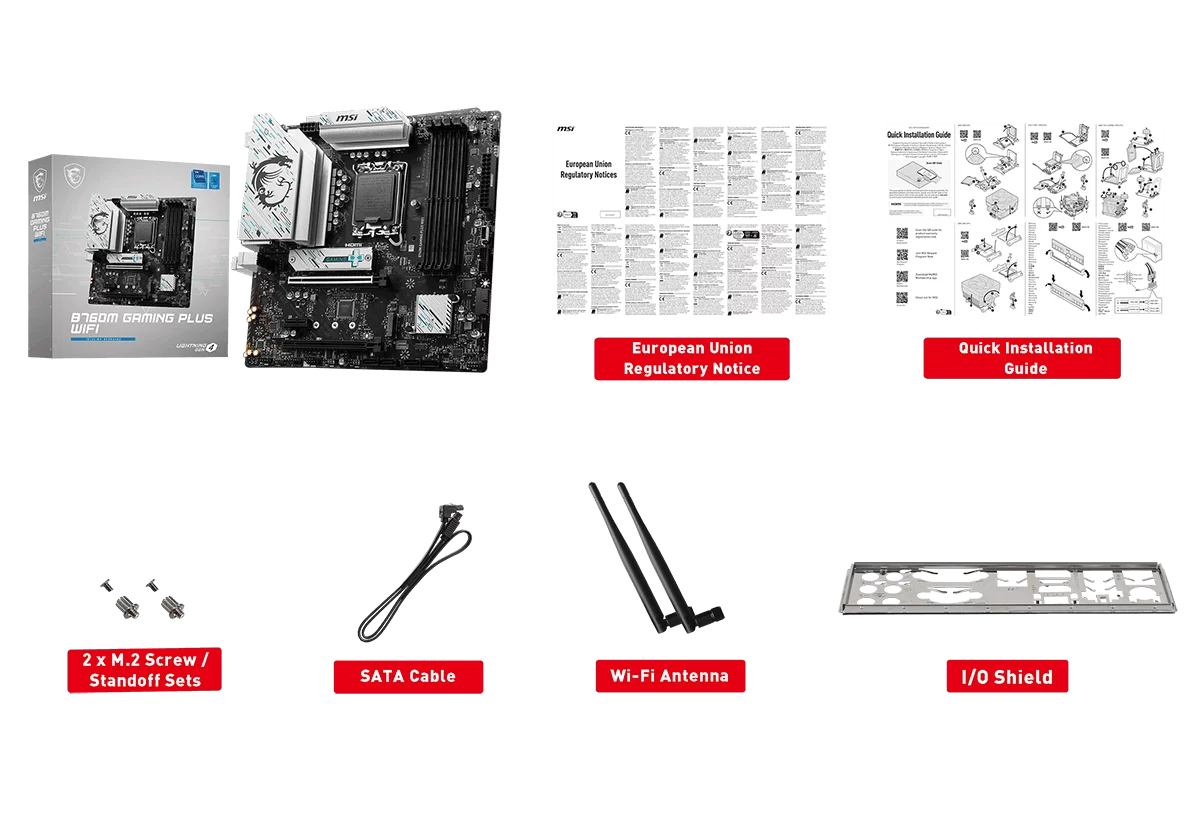 msi b760m gaming plus wifi accessory