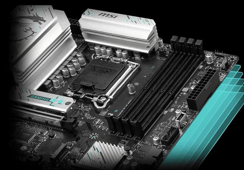 msi b760m gaming plus wifi pcb