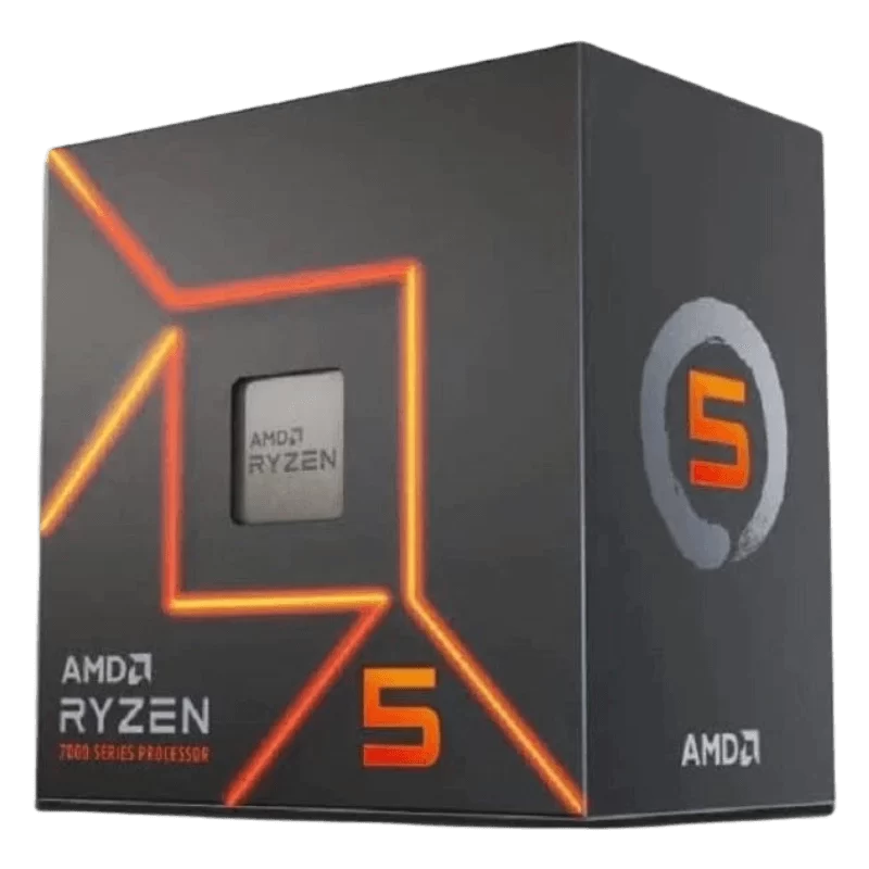 AMD Ryzen 5 7500F Processor - 6C12T, 3.7 GHz Boost 5.0 GHz, AM5 Raphael Zen 4, PCIe® 5.0, AMD Wraith Stealth 2 AMD Ryzen 5 7500F Processor - 6C12T, 3.7 GHz Boost 5.0 GHz, AM5 Raphael Zen 4, PCIe® 5.0, AMD Wraith Stealth - Ảnh 2