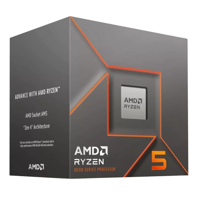 AMD Ryzen 5 8400F Processor - 6C12T, 4.2 GHz Boost 4.7 GHz, AM5 Phoenix Zen 4, PCIe® 4.0, AMD Wraith Stealth 1 AMD Ryzen 5 8400F Processor - 6C12T, 4.2 GHz Boost 4.7 GHz, AM5 Phoenix Zen 4, PCIe® 4.0, AMD Wraith Stealth