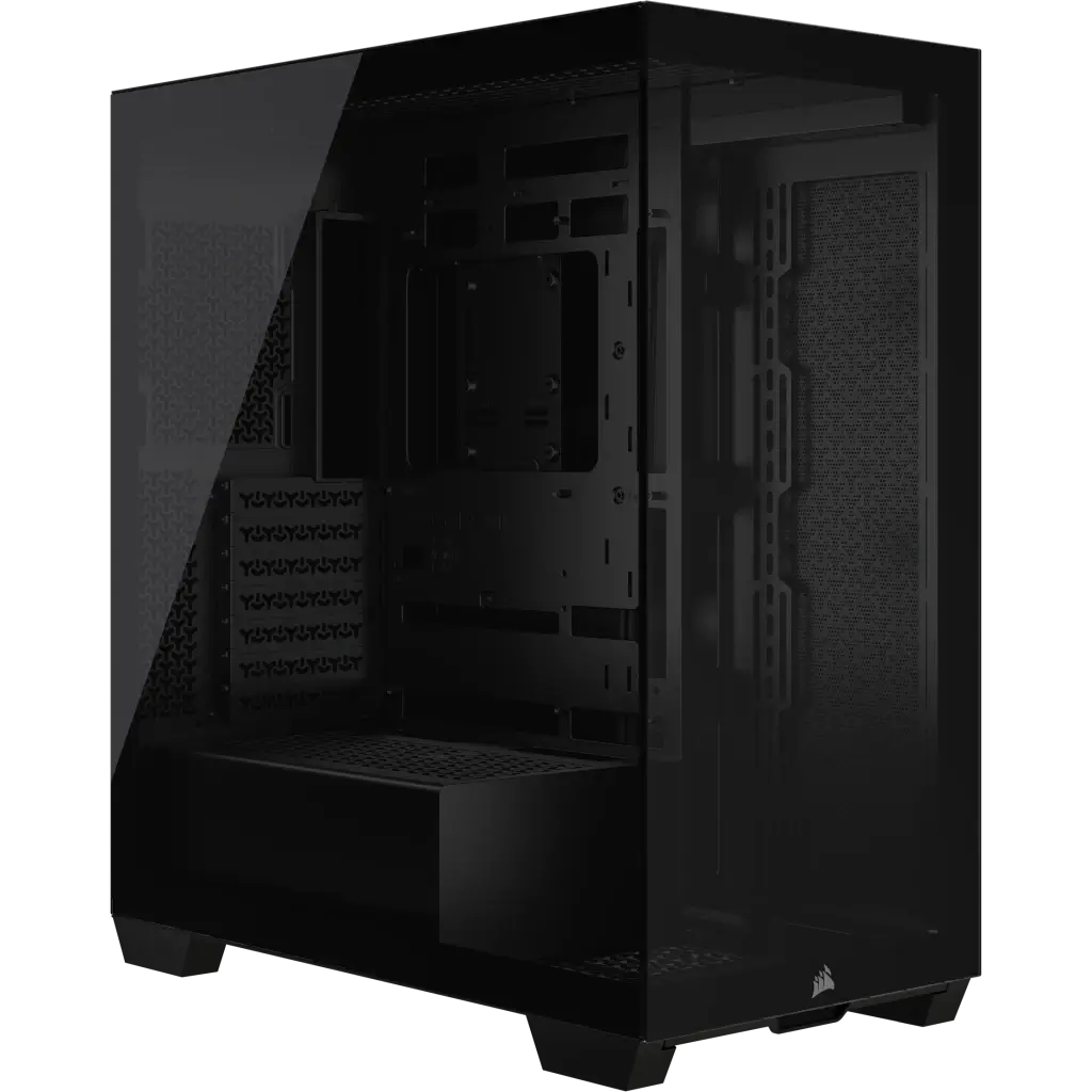 CORSAIR 3500X Black Mid-Tower Glass PC Case - Mid-Tower, Reverse Connection Motherboard Compatible 1 CORSAIR 3500X Black Mid-Tower Glass PC Case - Mid-Tower, Reverse Connection Motherboard Compatible