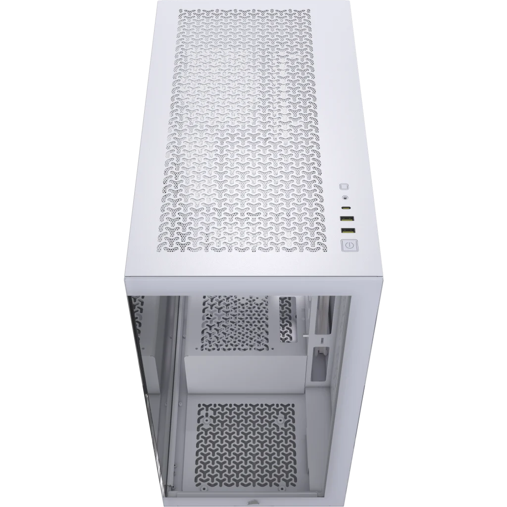 CORSAIR 3500X White Mid-Tower Glass PC Case - Mid-Tower, Reverse Connection Motherboard Compatible 2 CORSAIR 3500X White Mid-Tower Glass PC Case - Mid-Tower, Reverse Connection Motherboard Compatible - Ảnh 2