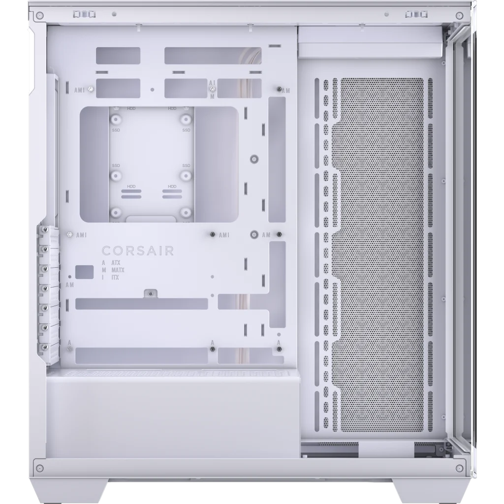 CORSAIR 3500X White Mid-Tower Glass PC Case - Mid-Tower, Reverse Connection Motherboard Compatible 6 CORSAIR 3500X White Mid-Tower Glass PC Case - Mid-Tower, Reverse Connection Motherboard Compatible - Ảnh 6