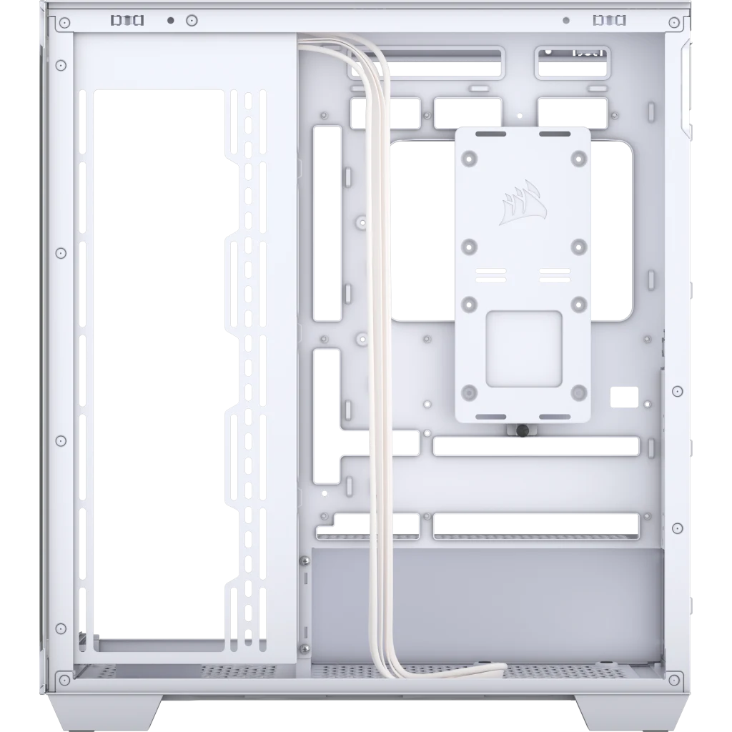 CORSAIR 3500X White Mid-Tower Glass PC Case - Mid-Tower, Reverse Connection Motherboard Compatible 3 CORSAIR 3500X White Mid-Tower Glass PC Case - Mid-Tower, Reverse Connection Motherboard Compatible - Ảnh 3