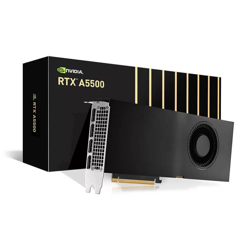 Leadtek NVIDIA RTX A5500 24GB GDDR6 Graphics Card 2 Leadtek NVIDIA RTX A5500 24GB GDDR6 Graphics Card - Ảnh 2