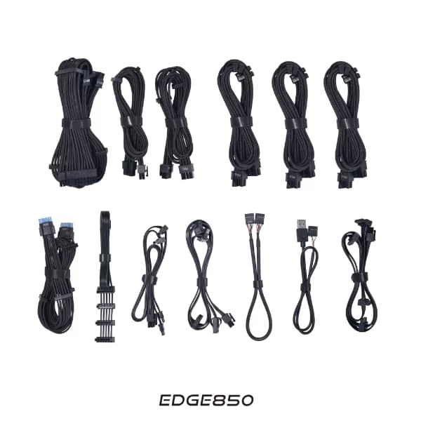 Lian Li Edge Series EG850 Black PSU - 850W ATX12V v3.1, 80 Plus Platinum, Full Modular 7 Lian Li Edge Series EG850 Black PSU - 850W ATX12V v3.1, 80 Plus Platinum, Full Modular - Ảnh 7