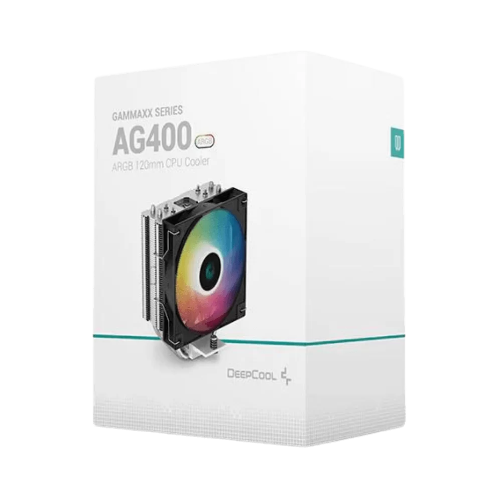 Deepcool AG400 ARGB CPU Air Cooler - 4 Heat Pipes, 1x120mm Fan, Intel LGA 1700/AMD AM5 Support 6 Deepcool AG400 ARGB CPU Air Cooler - 4 Heat Pipes, 1x120mm Fan, Intel LGA 1700/AMD AM5 Support - Ảnh 6
