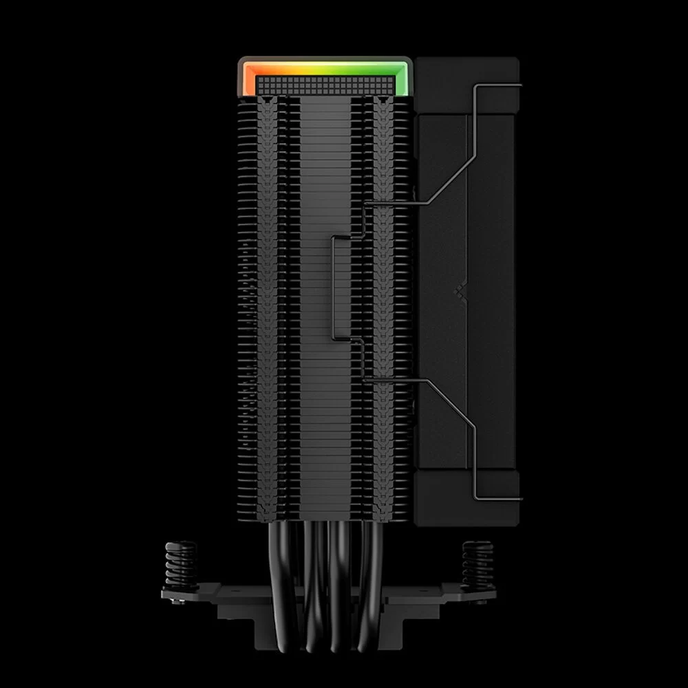 Deepcool AK400 DIGITAL CPU Air Cooler - Black, 4 heatpipes, ARGB LED strips, 1x 120mm FK120 PWM fan, Intel LGA 1700/AMD AM5 Support 6 Deepcool AK400 DIGITAL CPU Air Cooler - Black, 4 heatpipes, ARGB LED strips, 1x 120mm FK120 PWM fan, Intel LGA 1700/AMD AM5 Support - Ảnh 6
