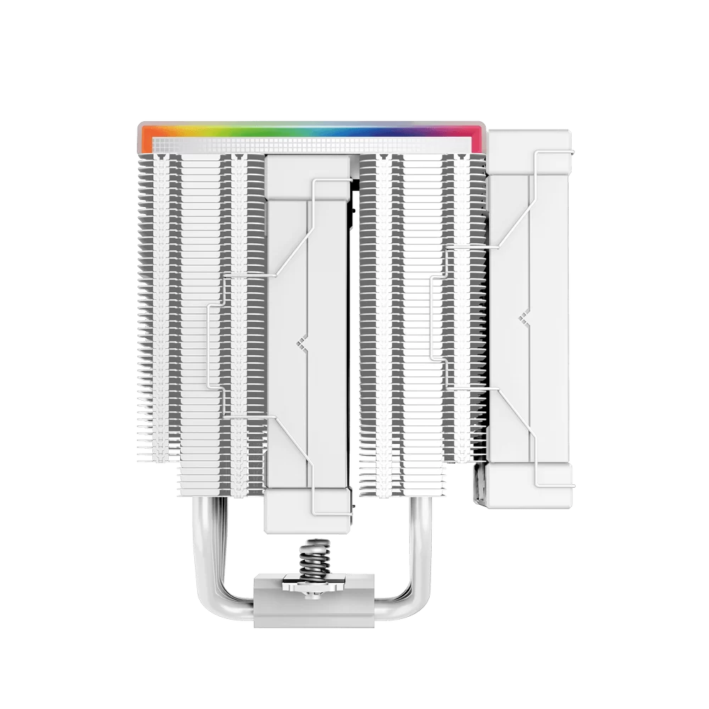 DEEPCOOL AK620 DIGITAL WH High Performance Dual Tower CPU Air Cooler - White, 6 heatpipes, 2x 120mm FDB fans, Intel LGA 1700/AMD AM5 Support 6 DEEPCOOL AK620 DIGITAL WH High Performance Dual Tower CPU Air Cooler - White, 6 heatpipes, 2x 120mm FDB fans, Intel LGA 1700/AMD AM5 Support - Ảnh 6