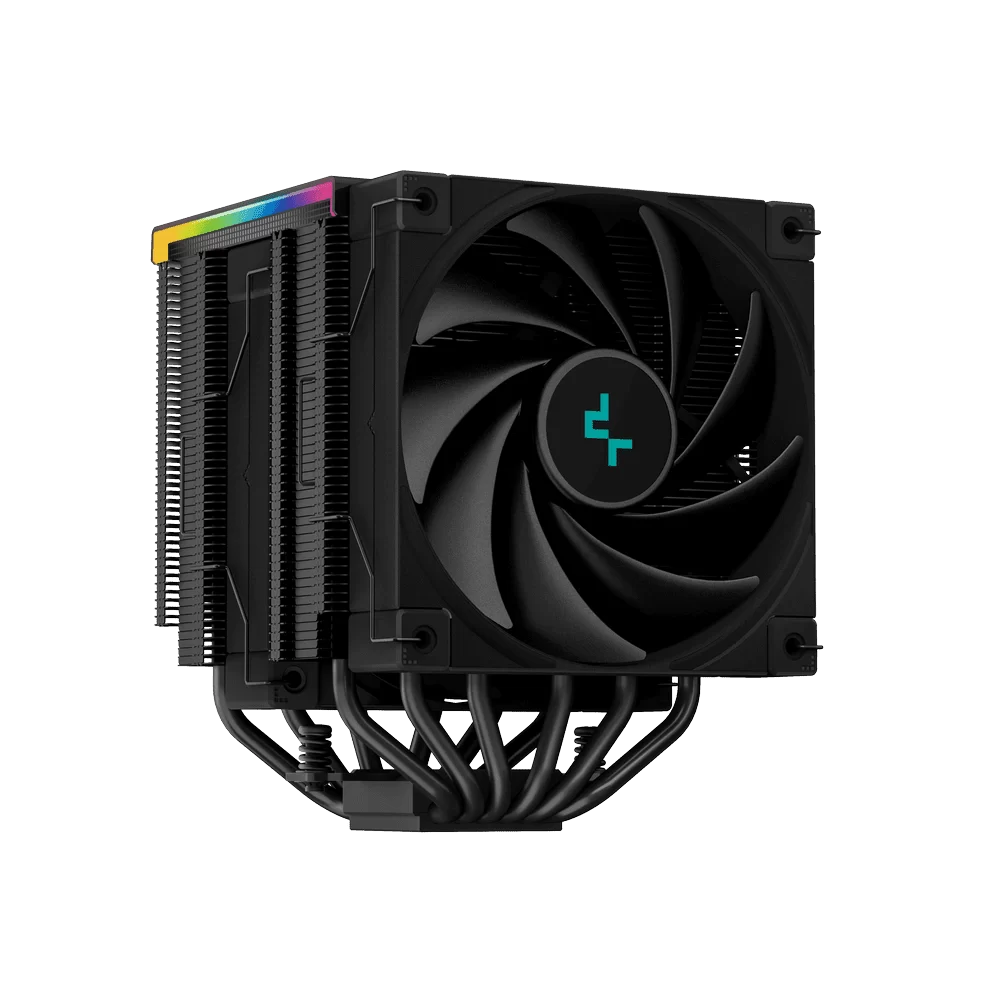 DEEPCOOL AK620 DIGITAL High Performance Dual Tower CPU Air Cooler - Black, 6 heatpipes, 2x 120mm FDB fans, Intel LGA 1700/AMD AM5 Support 1 DEEPCOOL AK620 DIGITAL High Performance Dual Tower CPU Air Cooler - Black, 6 heatpipes, 2x 120mm FDB fans, Intel LGA 1700/AMD AM5 Support