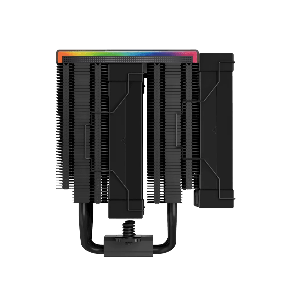DEEPCOOL AK620 DIGITAL High Performance Dual Tower CPU Air Cooler - Black, 6 heatpipes, 2x 120mm FDB fans, Intel LGA 1700/AMD AM5 Support 6 DEEPCOOL AK620 DIGITAL High Performance Dual Tower CPU Air Cooler - Black, 6 heatpipes, 2x 120mm FDB fans, Intel LGA 1700/AMD AM5 Support - Ảnh 6