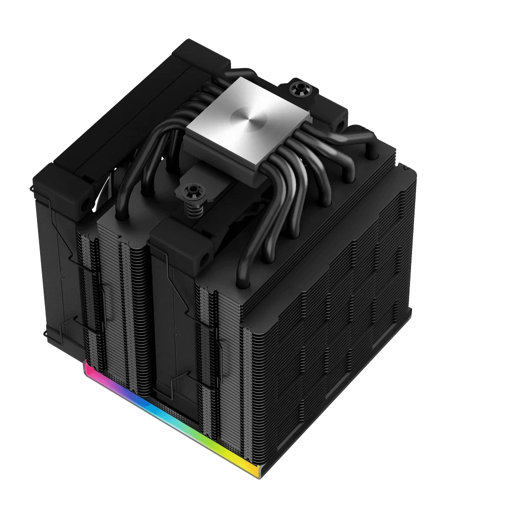 DEEPCOOL AK620 DIGITAL High Performance Dual Tower CPU Air Cooler - Black, 6 heatpipes, 2x 120mm FDB fans, Intel LGA 1700/AMD AM5 Support 7 DEEPCOOL AK620 DIGITAL High Performance Dual Tower CPU Air Cooler - Black, 6 heatpipes, 2x 120mm FDB fans, Intel LGA 1700/AMD AM5 Support - Ảnh 7