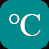c temp icon on
