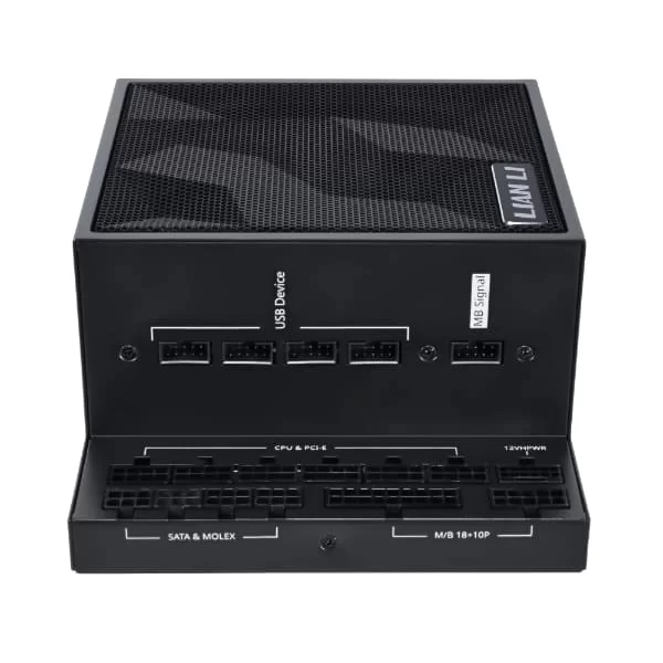 Lian Li Edge Series EG1000 Black PSU - 1000W ATX12V v3.1, 80 Plus Platinum, Full Modular 4 Lian Li Edge Series EG1000 Black PSU - 1000W ATX12V v3.1, 80 Plus Platinum, Full Modular - Ảnh 4