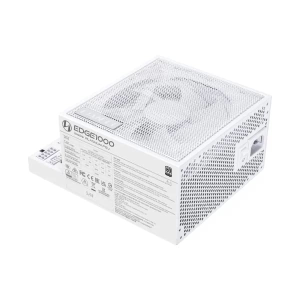 Lian Li Edge Series EG1000 White PSU - 1000W ATX12V v3.1, 80 Plus Platinum, Full Modular 4 Lian Li Edge Series EG1000 White PSU - 1000W ATX12V v3.1, 80 Plus Platinum, Full Modular - Ảnh 4