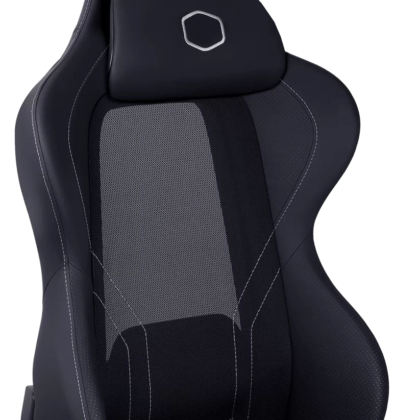 Cooler Master Hybrid 1 Ergo Gaming Chair (CMI-GCHYB1-BK) - Black, MuscleFlex® Mesh, Cold-Molded Foam, 180 Reclining, 360° Swivel 3 Cooler Master Hybrid 1 Ergo Gaming Chair (CMI-GCHYB1-BK) - Black, MuscleFlex® Mesh, Cold-Molded Foam, 180 Reclining, 360° Swivel - Ảnh 3