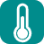 temp icon white