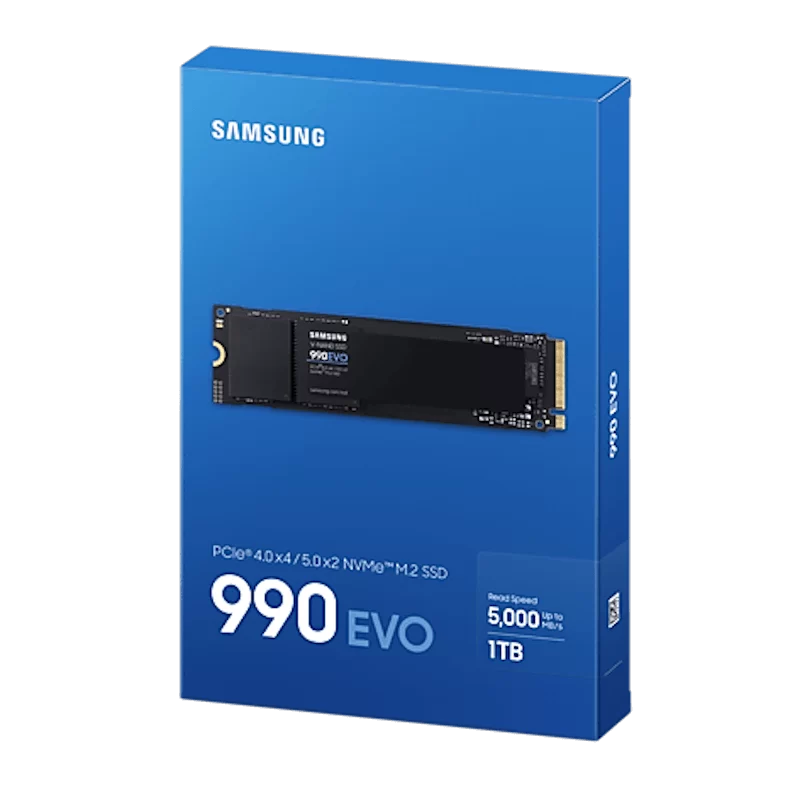 Samsung 990 EVO 1TB (MZ-V9E1T0BW) SSD – M.2 2280, PCIe Gen 5.0 x2 / Gen 4.0 x4 NVMe 2.0 6 Samsung 990 EVO 1TB (MZ-V9E1T0BW) SSD – M.2 2280, PCIe Gen 5.0 x2 / Gen 4.0 x4 NVMe 2.0 - Ảnh 6