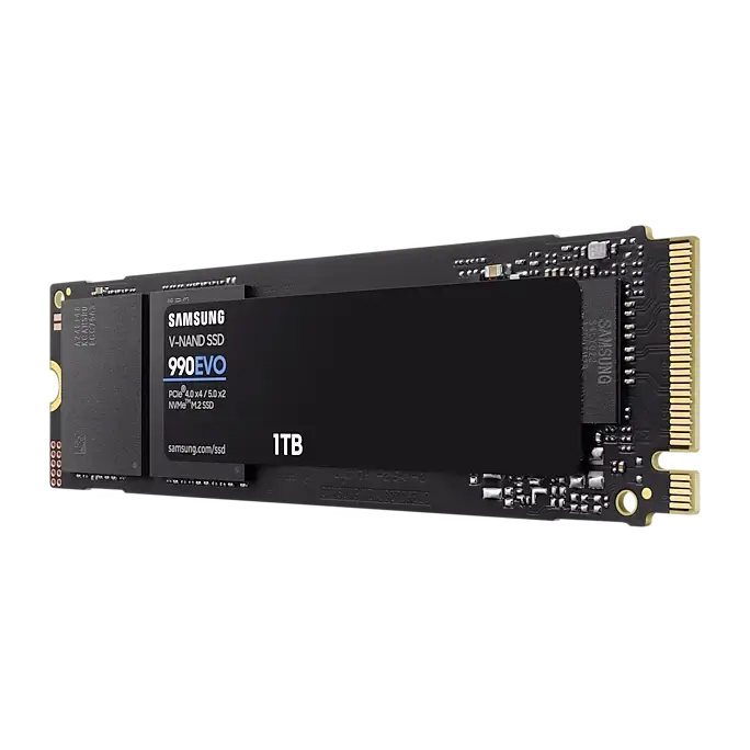 Samsung 990 EVO 1TB (MZ-V9E1T0BW) SSD – M.2 2280, PCIe Gen 5.0 x2 / Gen 4.0 x4 NVMe 2.0 4 Samsung 990 EVO 1TB (MZ-V9E1T0BW) SSD – M.2 2280, PCIe Gen 5.0 x2 / Gen 4.0 x4 NVMe 2.0 - Ảnh 4