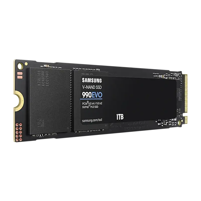 Samsung 990 EVO 1TB (MZ-V9E1T0BW) SSD – M.2 2280, PCIe Gen 5.0 x2 / Gen 4.0 x4 NVMe 2.0 3 Samsung 990 EVO 1TB (MZ-V9E1T0BW) SSD – M.2 2280, PCIe Gen 5.0 x2 / Gen 4.0 x4 NVMe 2.0 - Ảnh 3