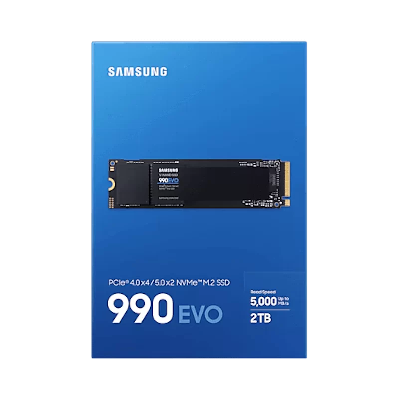 Samsung 990 EVO 2TB (MZ-V9E2T0BW) SSD – M.2 2280, PCIe Gen 5.0 x2 / Gen 4.0 x4 NVMe 2.0 6 Samsung 990 EVO 2TB (MZ-V9E2T0BW) SSD – M.2 2280, PCIe Gen 5.0 x2 / Gen 4.0 x4 NVMe 2.0 - Ảnh 6