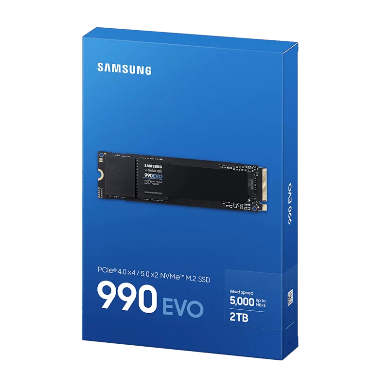 Samsung 990 EVO 2TB (MZ-V9E2T0BW) SSD – M.2 2280, PCIe Gen 5.0 x2 / Gen 4.0 x4 NVMe 2.0 7 Samsung 990 EVO 2TB (MZ-V9E2T0BW) SSD – M.2 2280, PCIe Gen 5.0 x2 / Gen 4.0 x4 NVMe 2.0 - Ảnh 7