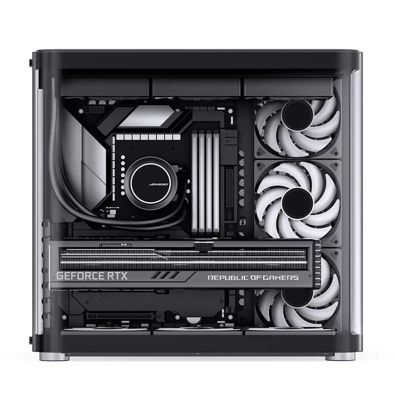 Jonsbo TK-2 Black Mid Tower Case - Hyperboloid Glass Design, Mid-Tower, Support BTF MB + 360 AIO 16 Jonsbo TK-2 Black Mid Tower Case - Hyperboloid Glass Design, Mid-Tower, Support BTF MB + 360 AIO - Ảnh 16