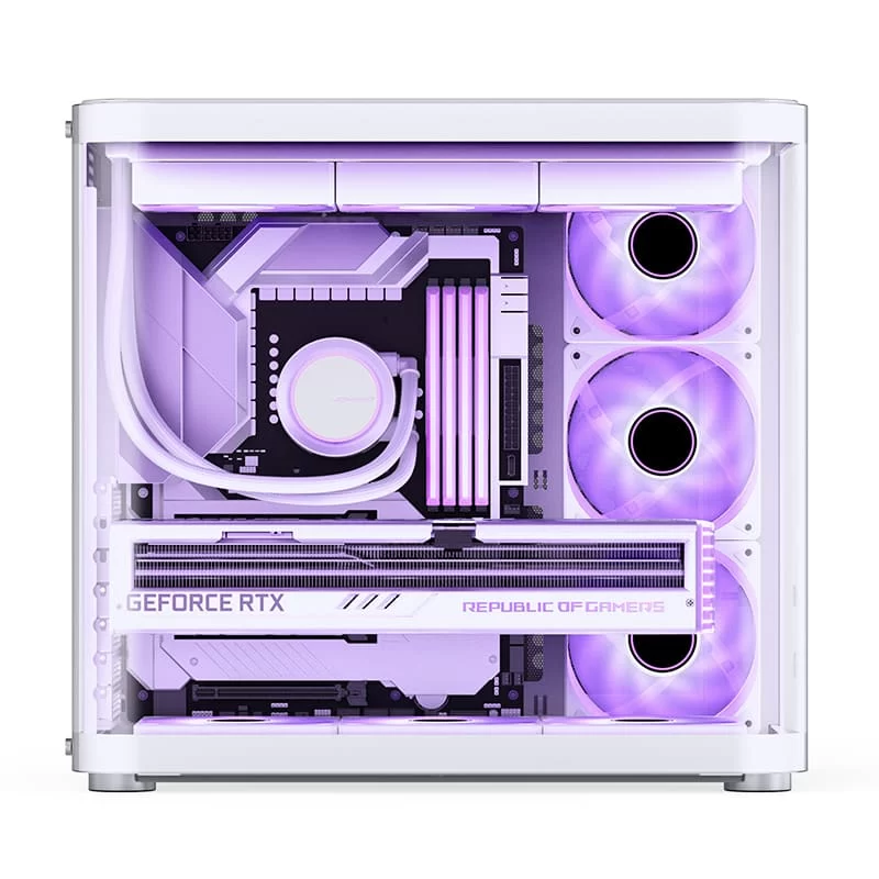 Jonsbo TK-2 White Mid Tower Case - Hyperboloid Glass Design, Mid-Tower, Support BTF MB + 360 AIO 23 Jonsbo TK-2 White Mid Tower Case - Hyperboloid Glass Design, Mid-Tower, Support BTF MB + 360 AIO - Ảnh 23