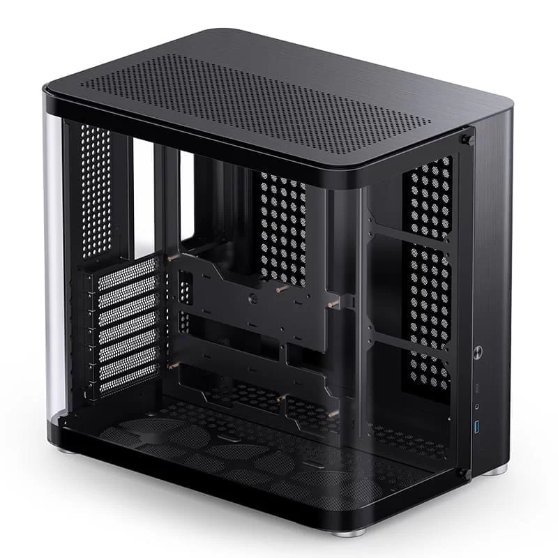 Jonsbo TK-2 Black Mid Tower Case - Hyperboloid Glass Design, Mid-Tower, Support BTF MB + 360 AIO 10 Jonsbo TK-2 Black Mid Tower Case - Hyperboloid Glass Design, Mid-Tower, Support BTF MB + 360 AIO - Ảnh 10