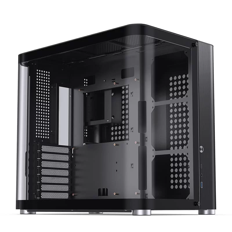 Jonsbo TK-2 Black Mid Tower Case - Hyperboloid Glass Design, Mid-Tower, Support BTF MB + 360 AIO 3 Jonsbo TK-2 Black Mid Tower Case - Hyperboloid Glass Design, Mid-Tower, Support BTF MB + 360 AIO - Ảnh 3