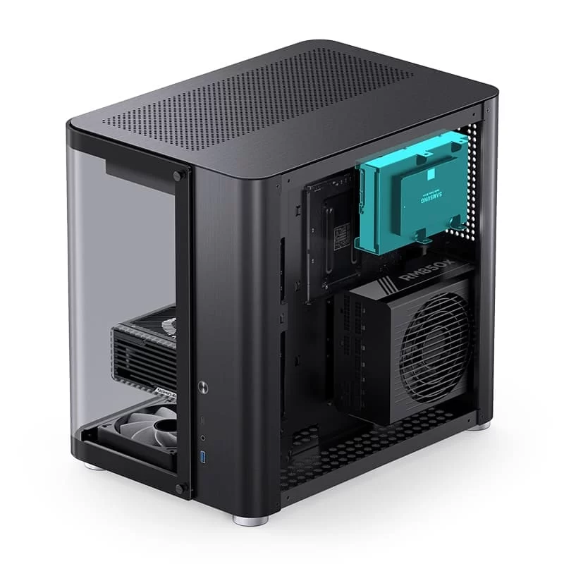 Jonsbo TK-2 Black Mid Tower Case - Hyperboloid Glass Design, Mid-Tower, Support BTF MB + 360 AIO 24 Jonsbo TK-2 Black Mid Tower Case - Hyperboloid Glass Design, Mid-Tower, Support BTF MB + 360 AIO - Ảnh 24