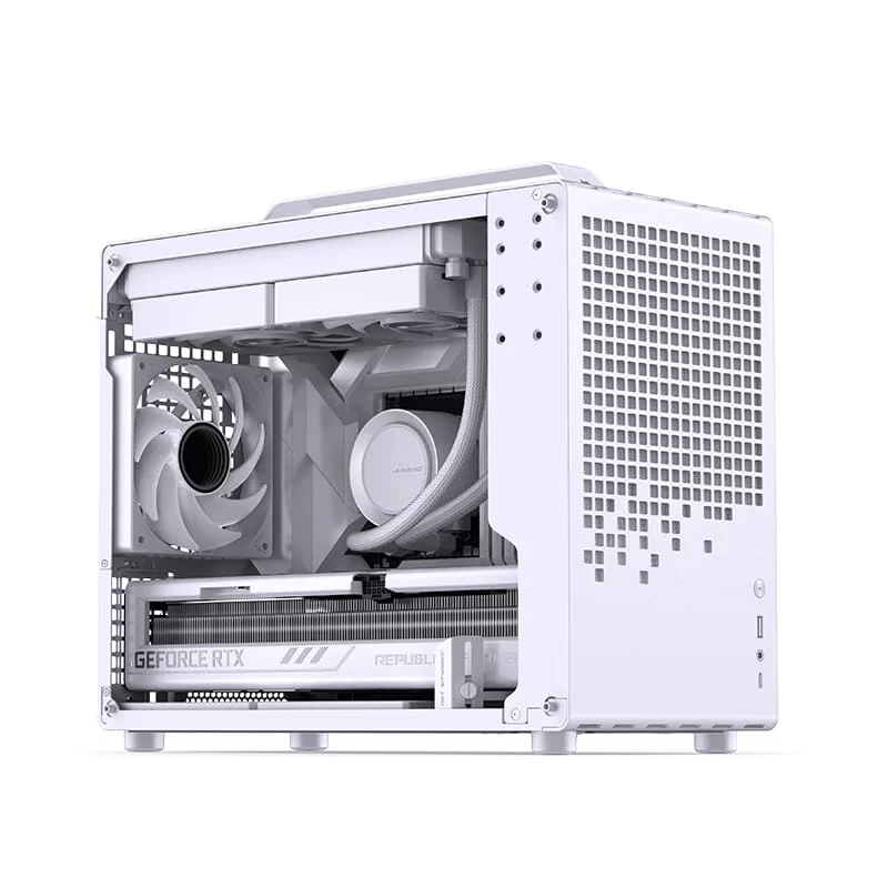 Jonsbo Z20 White Mini Case - Micro-ATX, Detachable Carrying handle, support 240 AIO 10 Jonsbo Z20 White Mini Case - Micro-ATX, Detachable Carrying handle, support 240 AIO - Ảnh 10