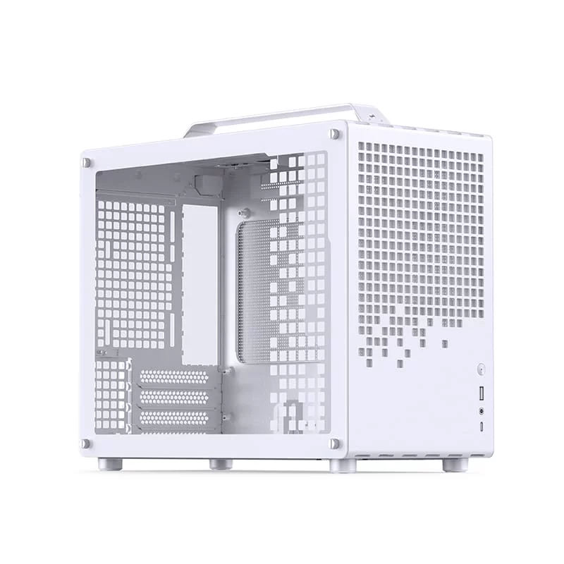 Jonsbo Z20 White Mini Case - Micro-ATX, Detachable Carrying handle, support 240 AIO 3 Jonsbo Z20 White Mini Case - Micro-ATX, Detachable Carrying handle, support 240 AIO - Ảnh 3