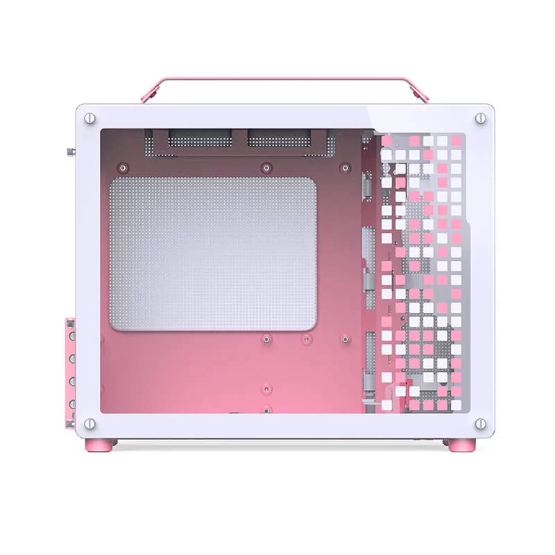 Jonsbo Z20 White Pink Mini Case - Micro-ATX, Detachable Carrying handle, support 240 AIO 2 Jonsbo Z20 White Pink Mini Case - Micro-ATX, Detachable Carrying handle, support 240 AIO - Ảnh 2