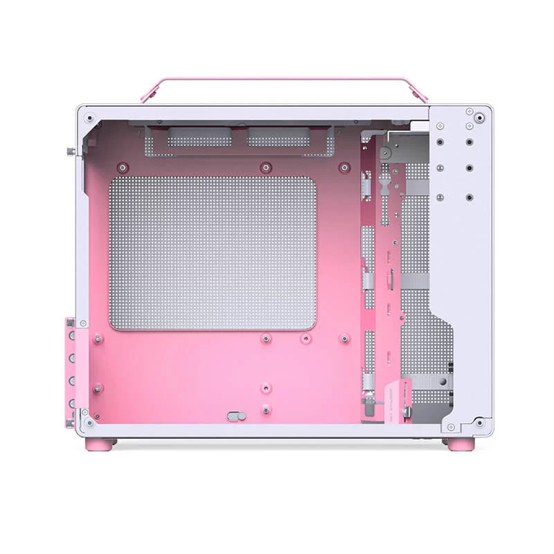 Jonsbo Z20 White Pink Mini Case - Micro-ATX, Detachable Carrying handle, support 240 AIO 5 Jonsbo Z20 White Pink Mini Case - Micro-ATX, Detachable Carrying handle, support 240 AIO - Ảnh 5