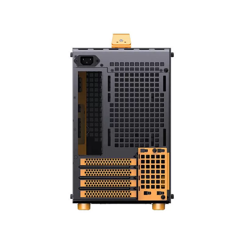 Jonsbo Z20 Black Orange Mini Case - Micro-ATX, Detachable Carrying handle, support 240 AIO 4 Jonsbo Z20 Black Orange Mini Case - Micro-ATX, Detachable Carrying handle, support 240 AIO - Ảnh 4
