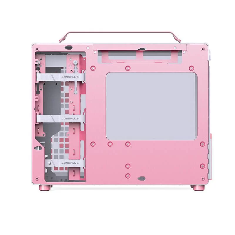Jonsbo Z20 White Pink Mini Case - Micro-ATX, Detachable Carrying handle, support 240 AIO 6 Jonsbo Z20 White Pink Mini Case - Micro-ATX, Detachable Carrying handle, support 240 AIO - Ảnh 6