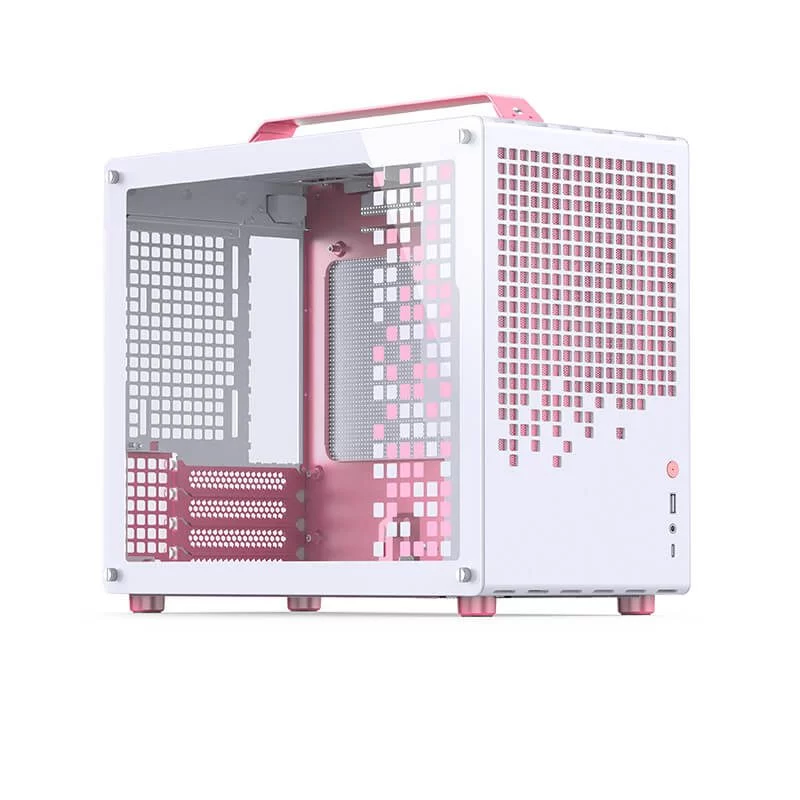 Jonsbo Z20 White Pink Mini Case - Micro-ATX, Detachable Carrying handle, support 240 AIO 7 Jonsbo Z20 White Pink Mini Case - Micro-ATX, Detachable Carrying handle, support 240 AIO - Ảnh 7