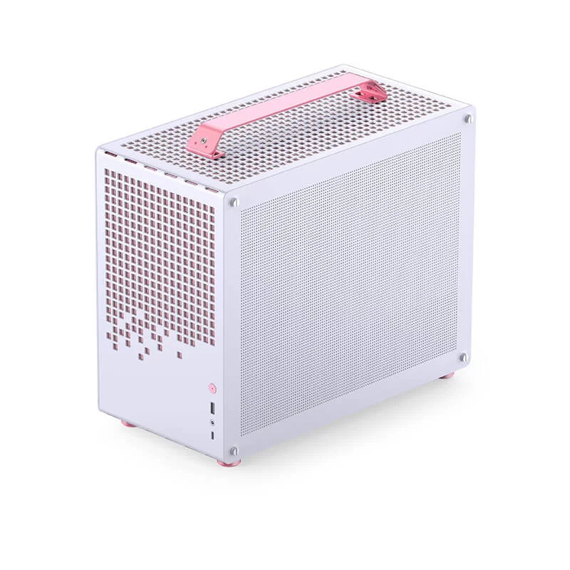 Jonsbo Z20 White Pink Mini Case - Micro-ATX, Detachable Carrying handle, support 240 AIO 8 Jonsbo Z20 White Pink Mini Case - Micro-ATX, Detachable Carrying handle, support 240 AIO - Ảnh 8