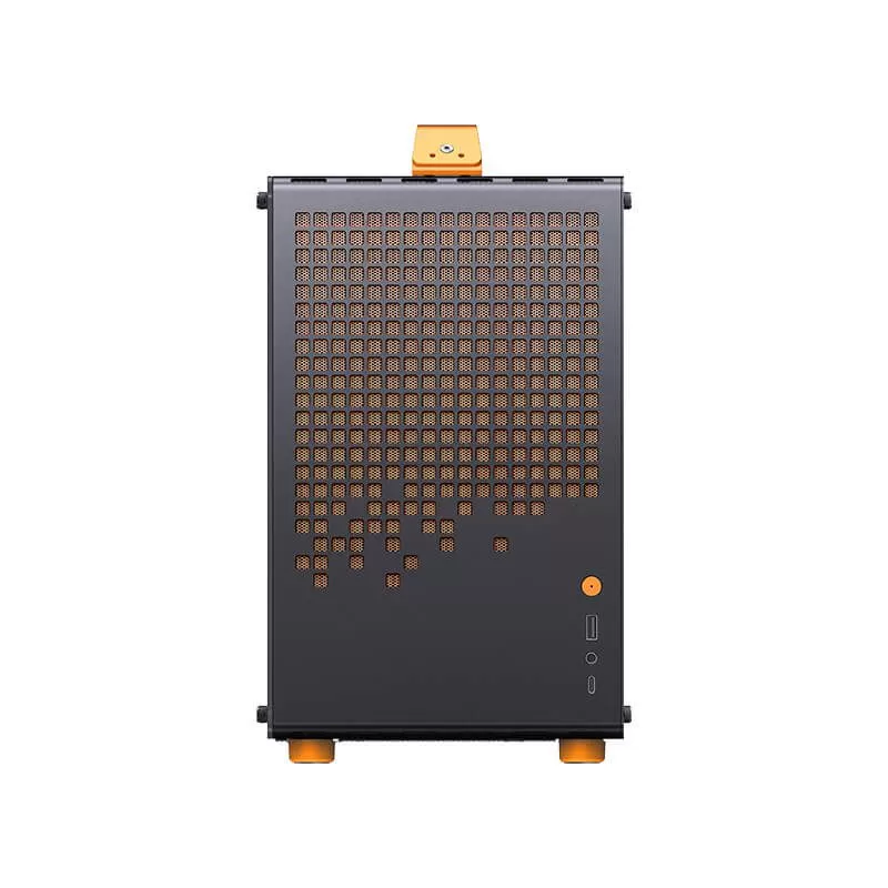 Jonsbo Z20 Black Orange Mini Case - Micro-ATX, Detachable Carrying handle, support 240 AIO 6 Jonsbo Z20 Black Orange Mini Case - Micro-ATX, Detachable Carrying handle, support 240 AIO - Ảnh 6
