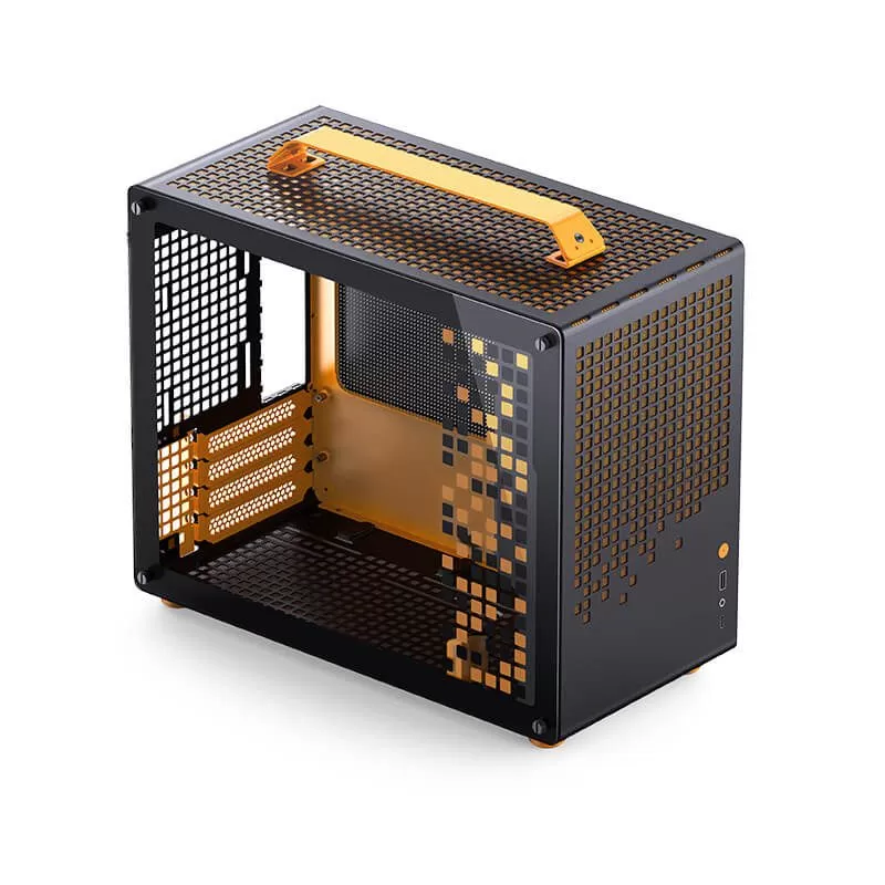 Jonsbo Z20 Black Orange Mini Case - Micro-ATX, Detachable Carrying handle, support 240 AIO 7 Jonsbo Z20 Black Orange Mini Case - Micro-ATX, Detachable Carrying handle, support 240 AIO - Ảnh 7