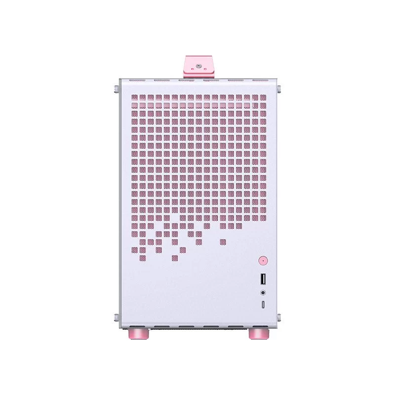 Jonsbo Z20 White Pink Mini Case - Micro-ATX, Detachable Carrying handle, support 240 AIO 10 Jonsbo Z20 White Pink Mini Case - Micro-ATX, Detachable Carrying handle, support 240 AIO - Ảnh 10