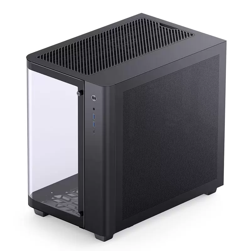 Jonsbo TK-3 Black One-piece Curved Glass Mid-Tower Case - Support BTF MB, Dual 360 AIO 2 Jonsbo TK-3 Black One-piece Curved Glass Mid-Tower Case - Support BTF MB, Dual 360 AIO - Ảnh 2