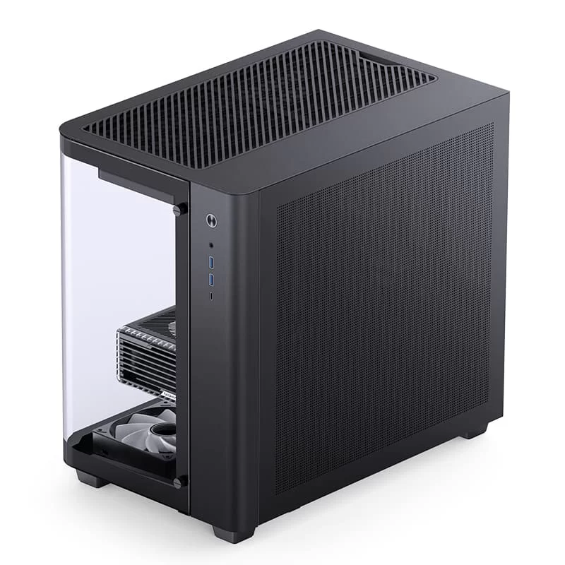 Jonsbo TK-3 Black One-piece Curved Glass Mid-Tower Case - Support BTF MB, Dual 360 AIO 10 Jonsbo TK-3 Black One-piece Curved Glass Mid-Tower Case - Support BTF MB, Dual 360 AIO - Ảnh 10